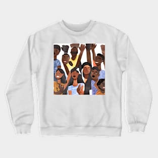 BLM Faces Crewneck Sweatshirt